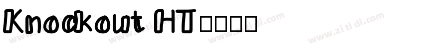 Knockout HT字体转换